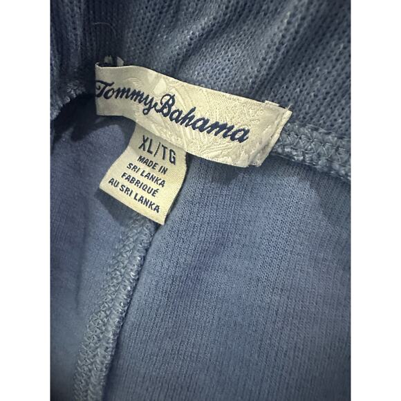 Tommy Bahama French Terry Knit Jam Shorts Drawstring Heather Blue Men's Size XL - Picture 7 of 14